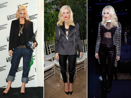 
	
	Cũng như Cara Delevingne, Gwen Stefani cũng thích những bộ vest cá tính.